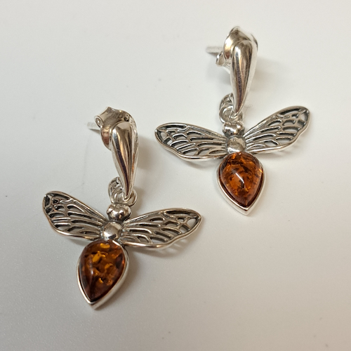 Click to view detail for HW-521 Earrings, Fly Me Away $40